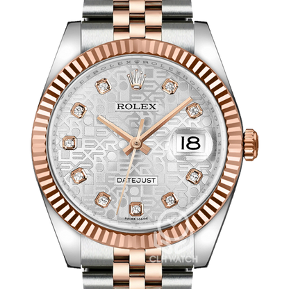 Rolex 勞力士 Datejust 36系列 116231 18K玫瑰金 半金 白銀電腦面 DJ36 36mm 2013年台灣公司貨 95%新