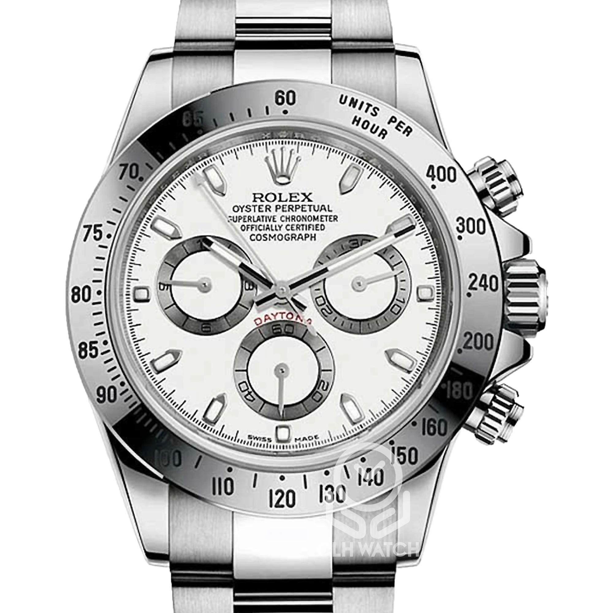 Rolex 勞力士 Daytona 宇宙計時型迪通拿 116520 白面 鋼王 APH面 藍光 閃圈 新扣 40mm 2015年 95%新 白迪 鋼迪