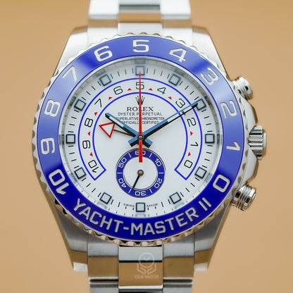 Rolex 勞力士 Yacht-Master II 遊艇名仕型 II 帆船倒數計時 116680 藍鋼針 44mm 2014年 95%新