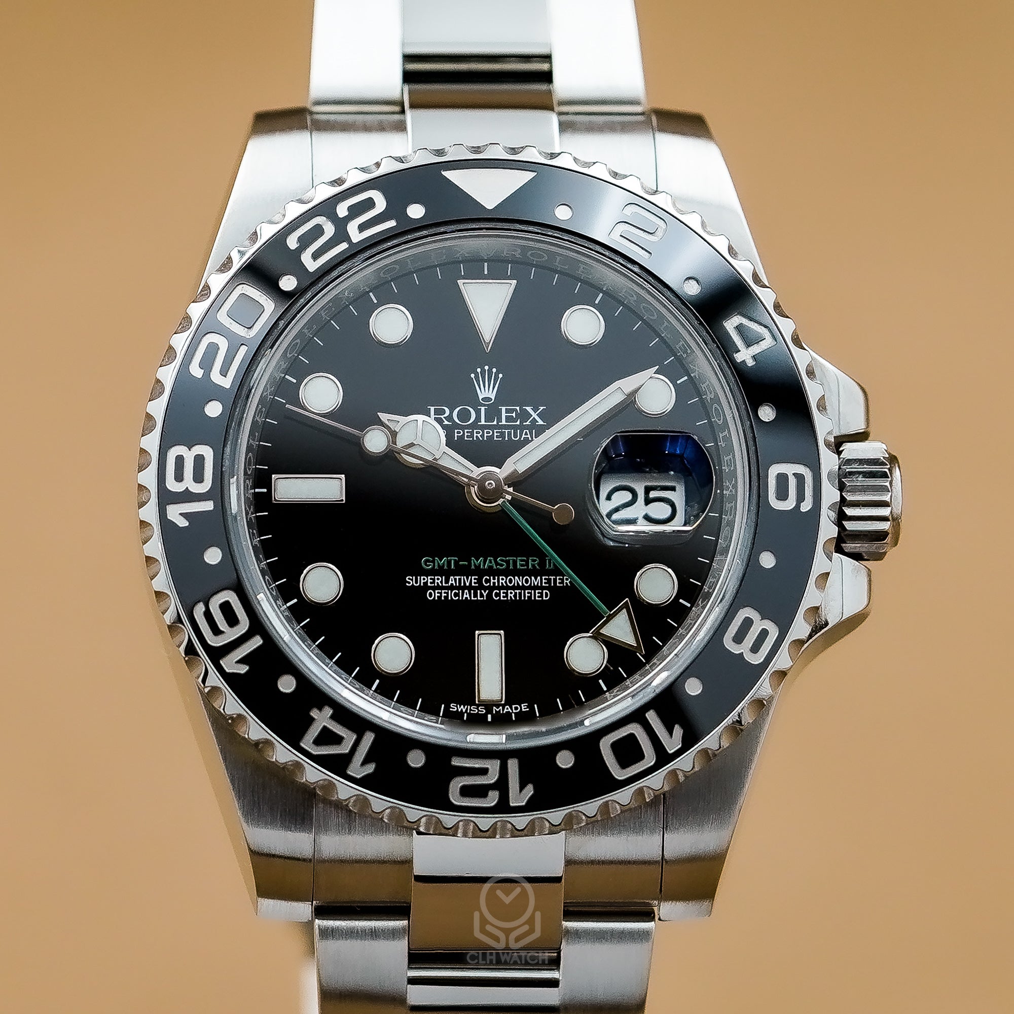 Rolex 勞力士 GMT-Master II 116710LN 黑色面盤 停產綠針GMT 2013年 台灣公司貨 40mm