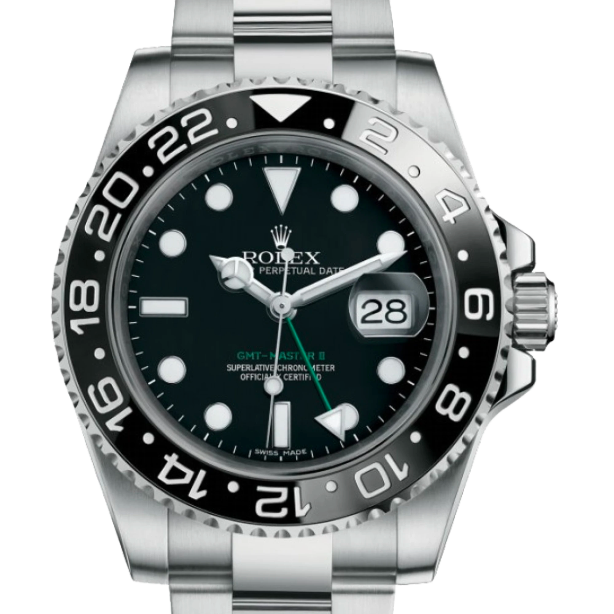 Rolex 勞力士 GMT-Master II 116710LN 黑色面盤 停產綠針GMT 2013年 40mm