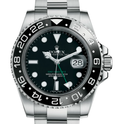 Rolex 勞力士 GMT-Master II 116710LN 黑色面盤 停產綠針GMT 2013年 40mm