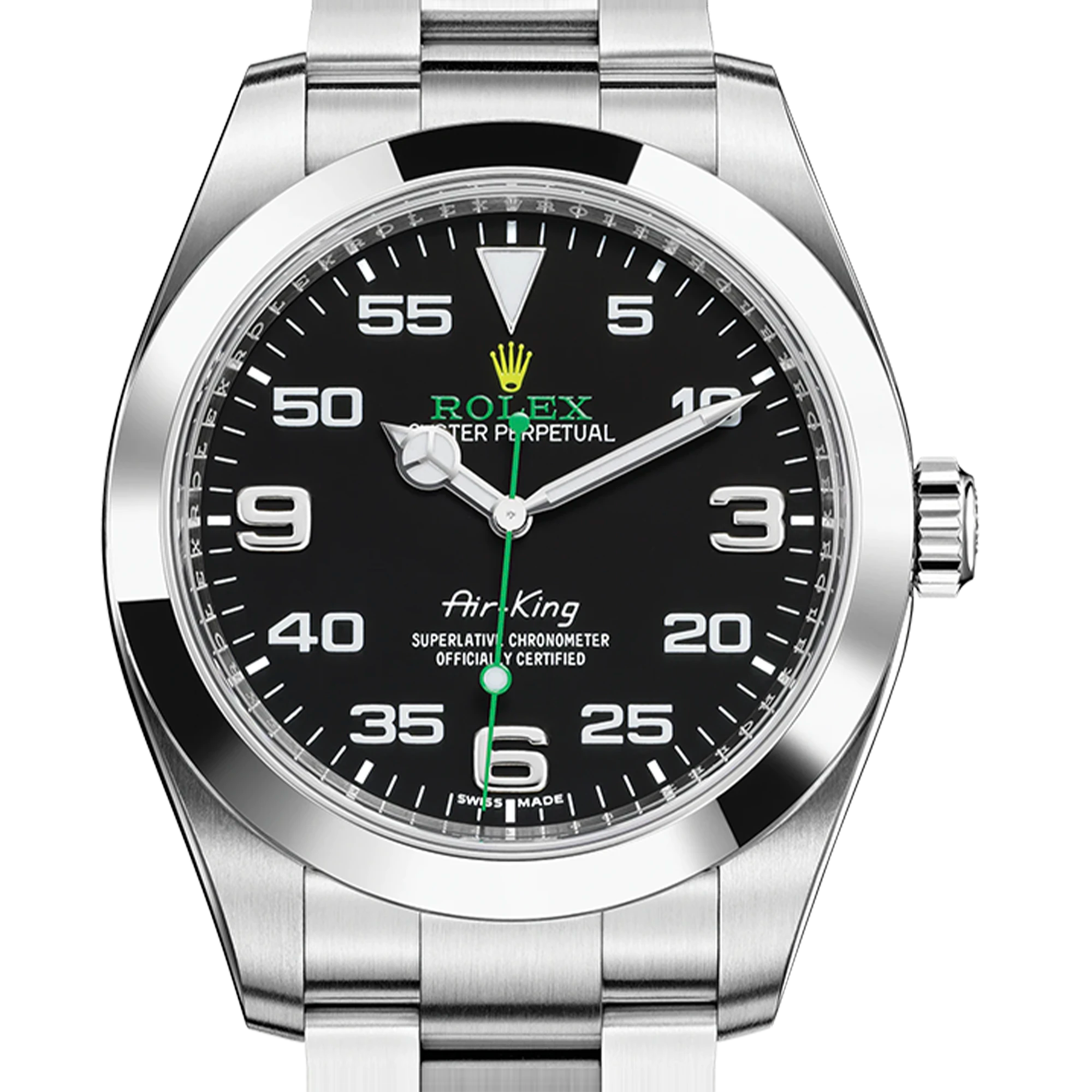 Rolex 勞力士 空中霸王型 Air King 116900 AK 3131機芯 防磁 40mm 2019年 95%新