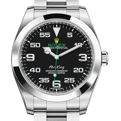 Rolex 勞力士 空中霸王型 Air King 116900 AK 3131機芯 防磁 40mm 2019年 95%新