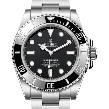 Rolex 勞力士 潛航者型潛水錶 Submariner 124060 無曆黑水鬼 41mm 2025年12月 盒單齊全 95%新