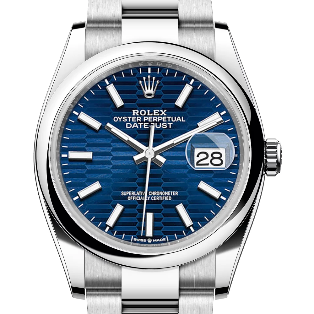Rolex 勞力士 Datejust 36 126200 停產藍坑紋面盤 棒狀夜光時標 經典蠔式錶帶 2022年台灣公司貨 DJ36mm