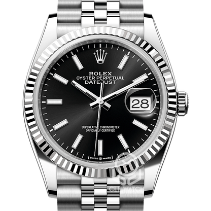 Rolex 勞力士 Datejust 日誌型 126234 DJ36 黑面 太陽圈 五珠帶 36mm 2026年台灣公司貨 未使用品