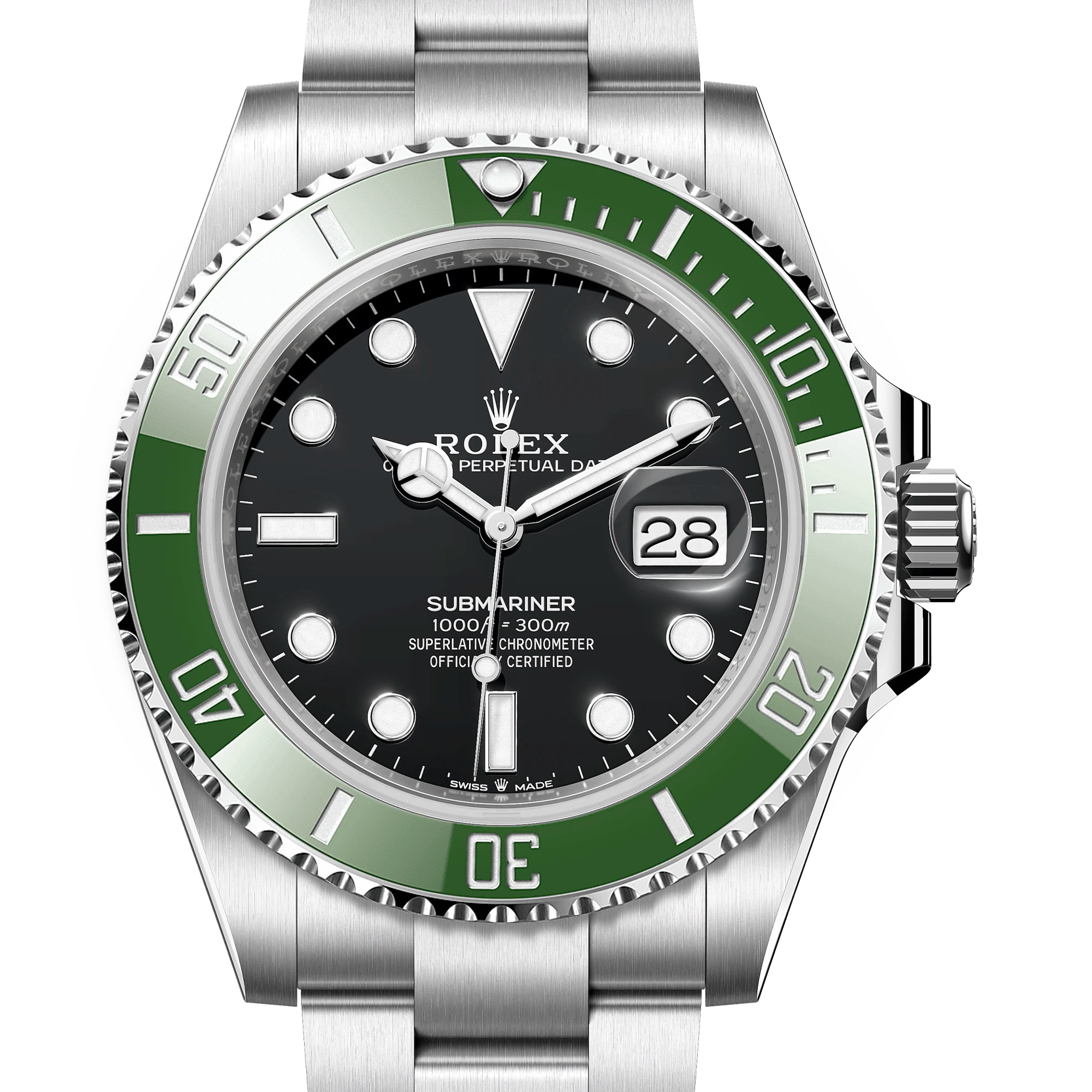 Rolex 勞力士 潛航者型 綠水鬼 Oyster Perpetual Submariner Date 126610LV MK1 41mm 2021年 95%新