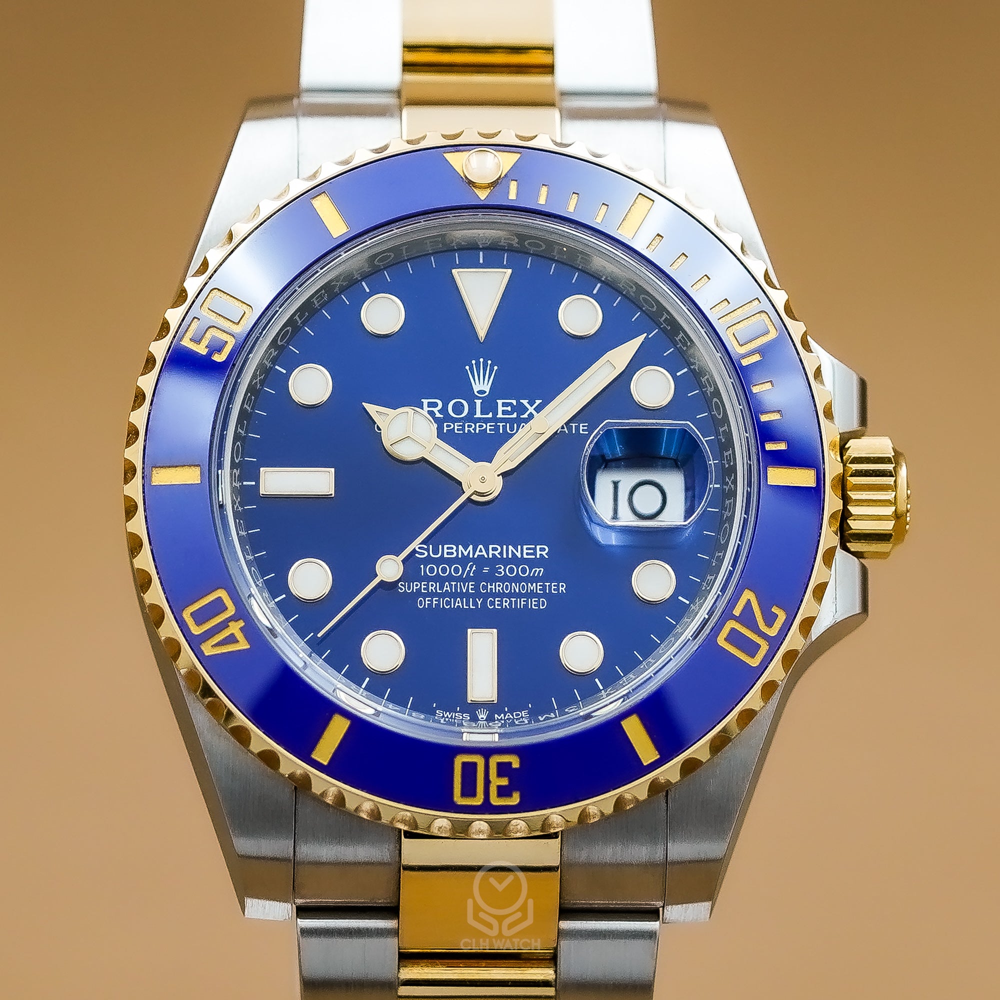 Rolex 勞力士Submariner Date 126613LB 半金藍水鬼41mm 2024年95%新
