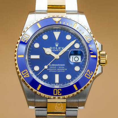 Rolex 勞力士 Submariner Date 126613LB 半金藍水鬼 41mm 2024年 95%新