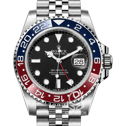Rolex 勞力士 GMT-Master II 126710BLRO 百事圈 黑面 40mm 2019年 95%新