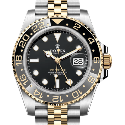 Rolex 勞力士 格林威治型 II GMT-Master II 126713GRNR 半金皮蛋 灰黑圈 40mm 2025年 98%新