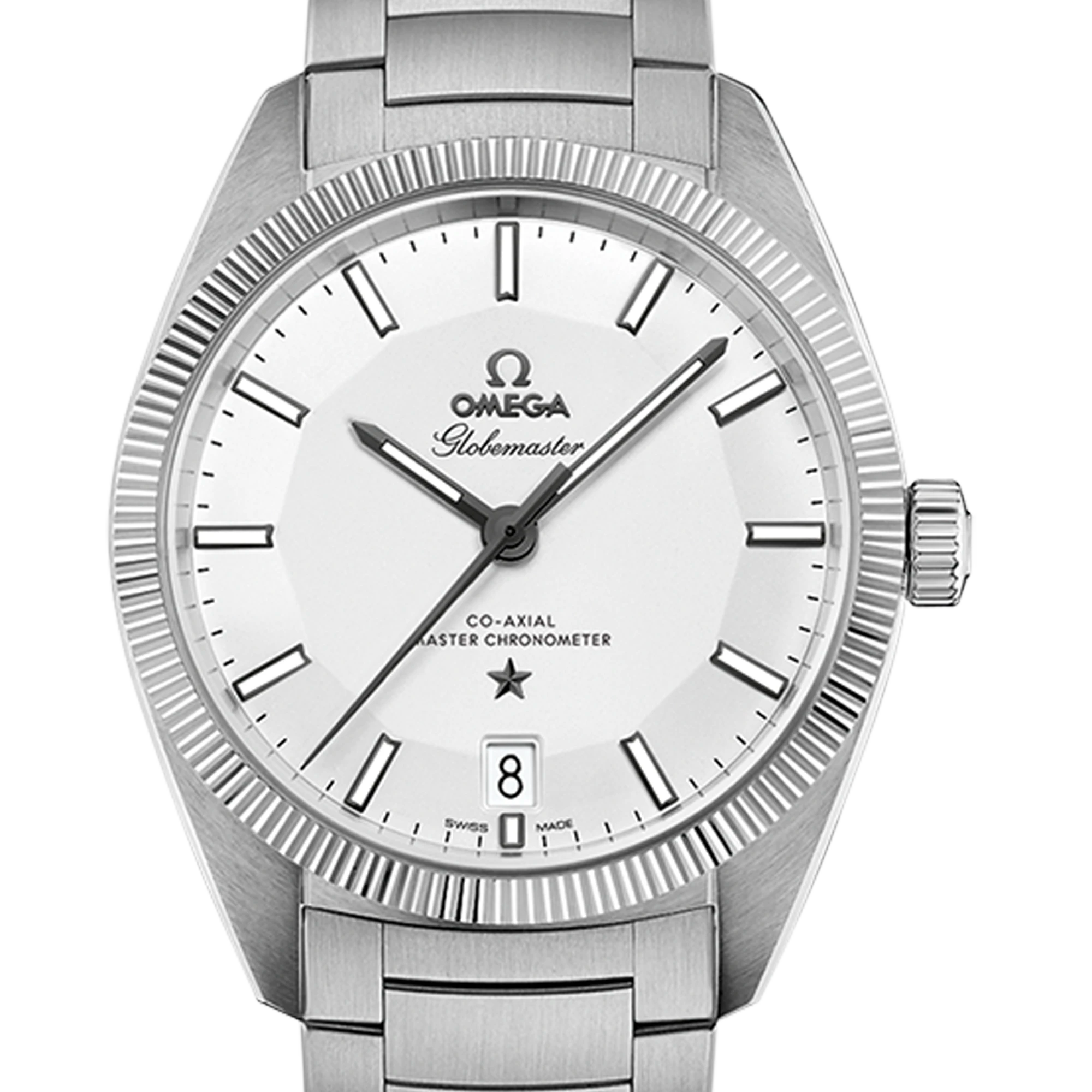 OMEGA 歐米茄 星座系列尊霸 Globemaster 牛角八卦 派盤 130.30.39.21.02.001 39mm 2022年 台灣公司貨 95%新