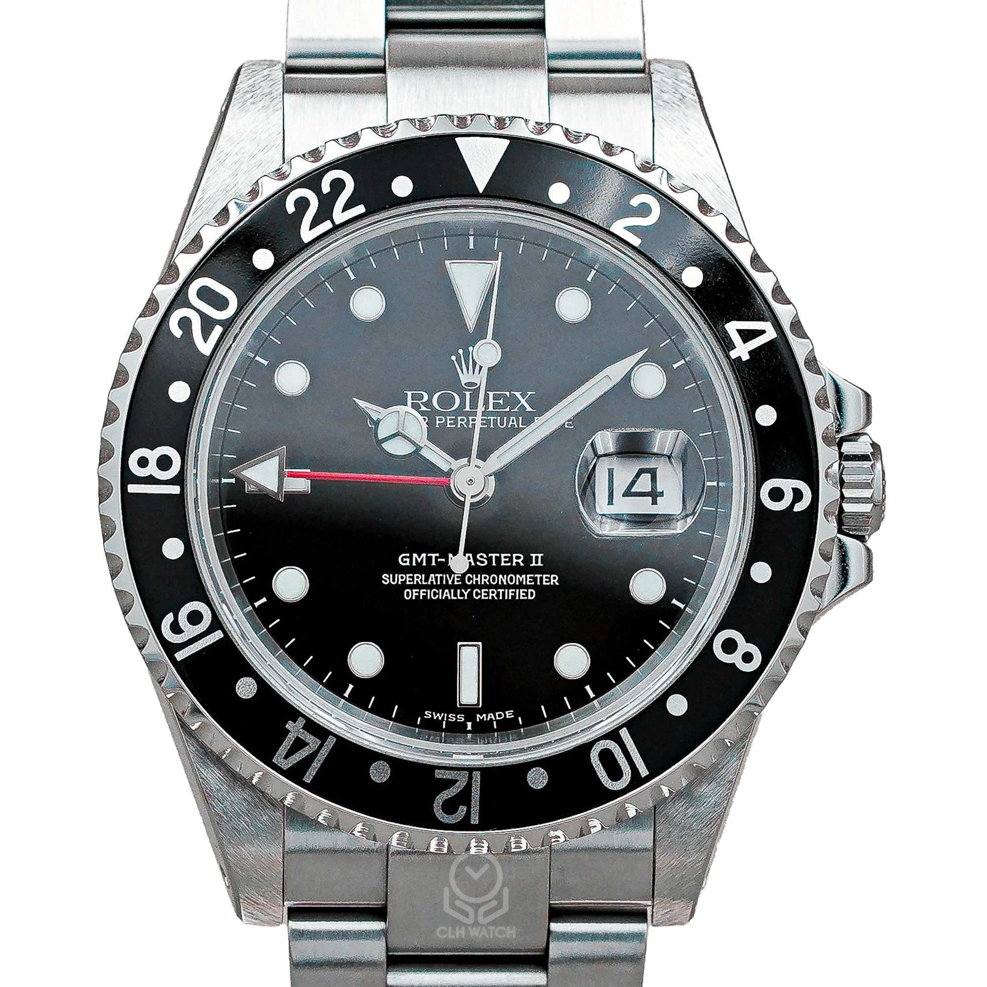 ROLEX 勞力士 格林威治型 II GMT-Master II 黑鋁圈 16710 40mm 2003年 台灣公司貨 95%新