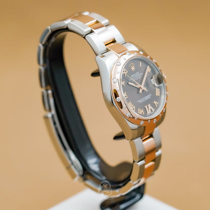 Rolex 勞力士 Datejust 31 178341 巧克力面盤 18K玫瑰金 半金 羅馬鑽 DJ31mm 2015年 台灣公司貨 95%新