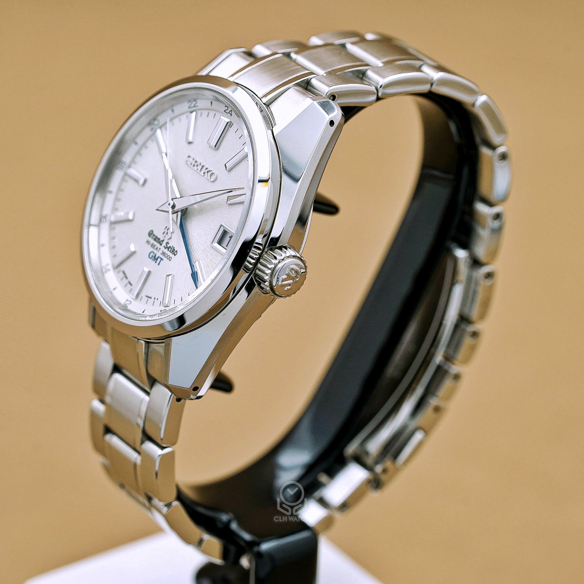 GS Grand Seiko 頂級精工 Heritage Collection 傳承系列 GMT 岩手山紋面盤 40mm 高頻36000 SBGJ001