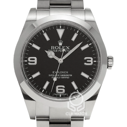 Rolex 勞力士 Explorer I 探險家一 MK1 白金369 214270 39mm 2014年二代白綠卡 95%新