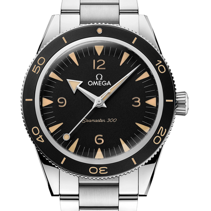 Omega 歐米茄 Seamaster 海馬300系列 Heritage 23430412101001 復古黑面 41mm 單錶+原盒（已交流）