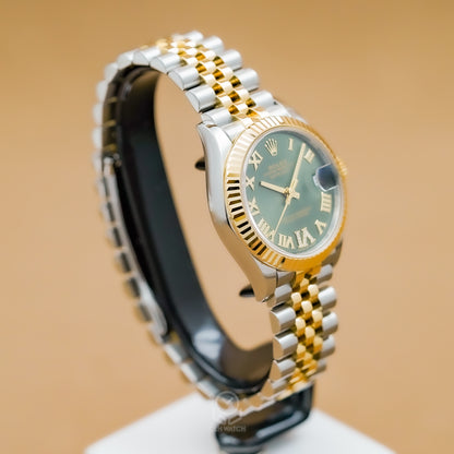 Rolex 勞力士 Datejust 31 278273 熱門橄欖綠面盤 羅馬鑽 DJ31mm 2021年 台灣公司貨 95%新