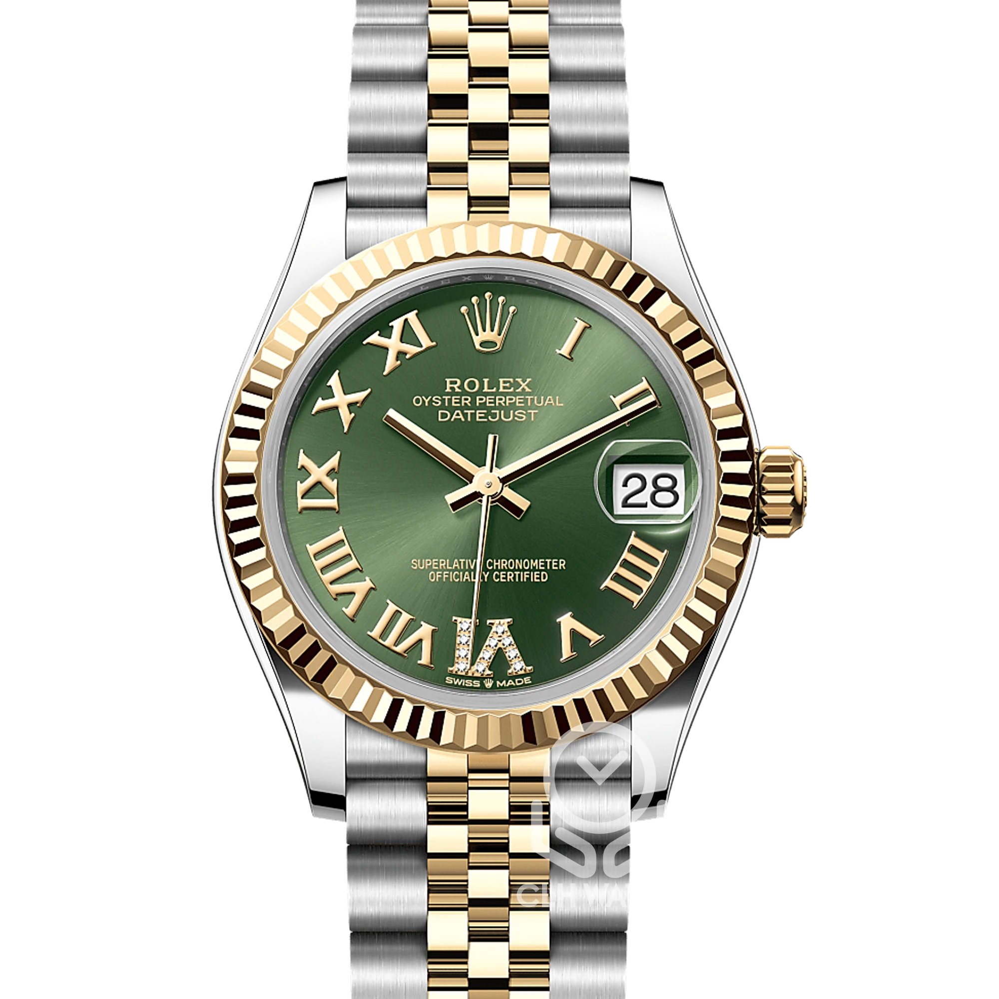 Rolex 勞力士 Datejust 31 278273 熱門橄欖綠面盤 羅馬鑽 DJ31mm 2021年 台灣公司貨 95%新