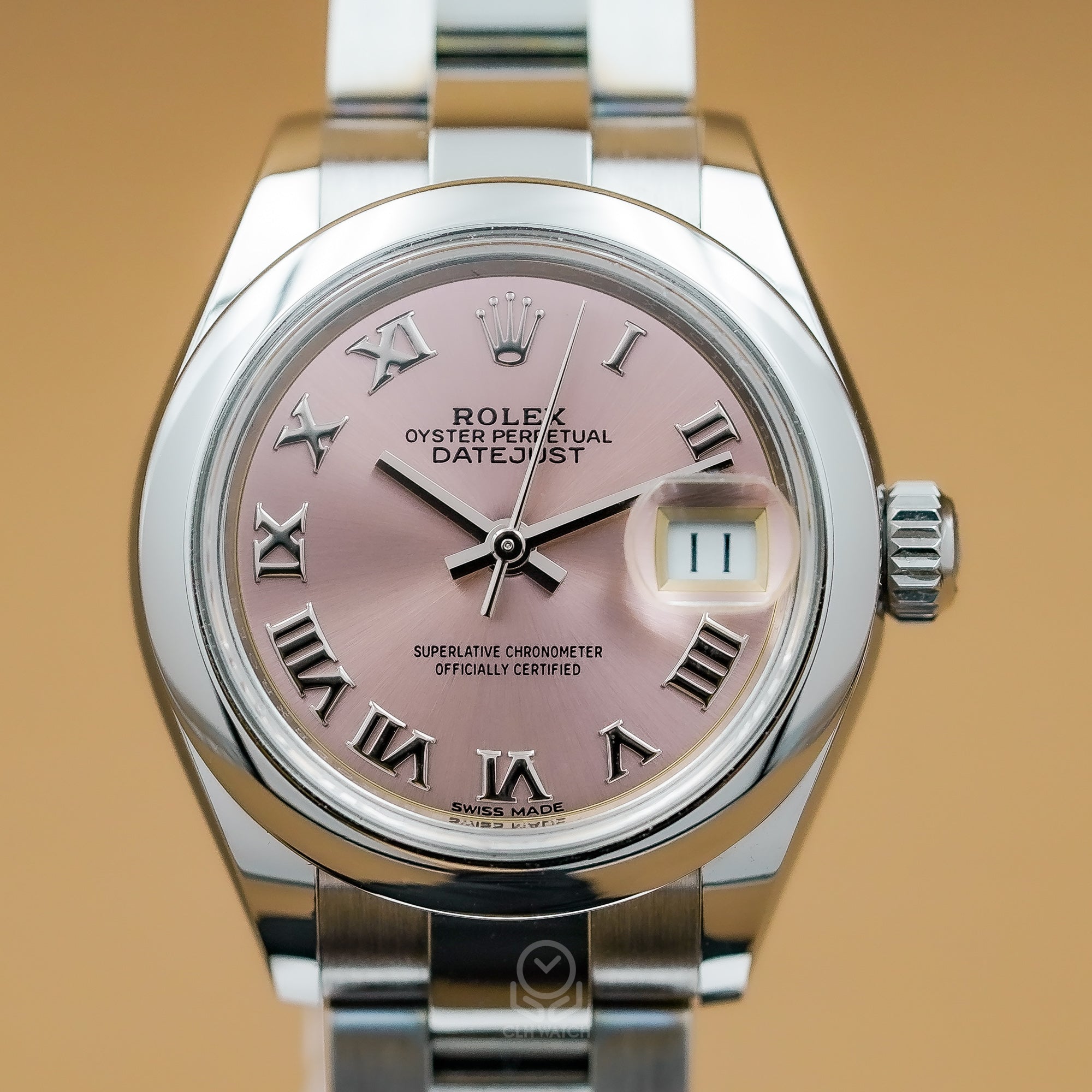 Rolex 勞力士 Lady-Datejust 28系列 279160 粉面羅馬時標 弧光外圈 DJ28 28mm 2019年 台灣公司貨 95%新
