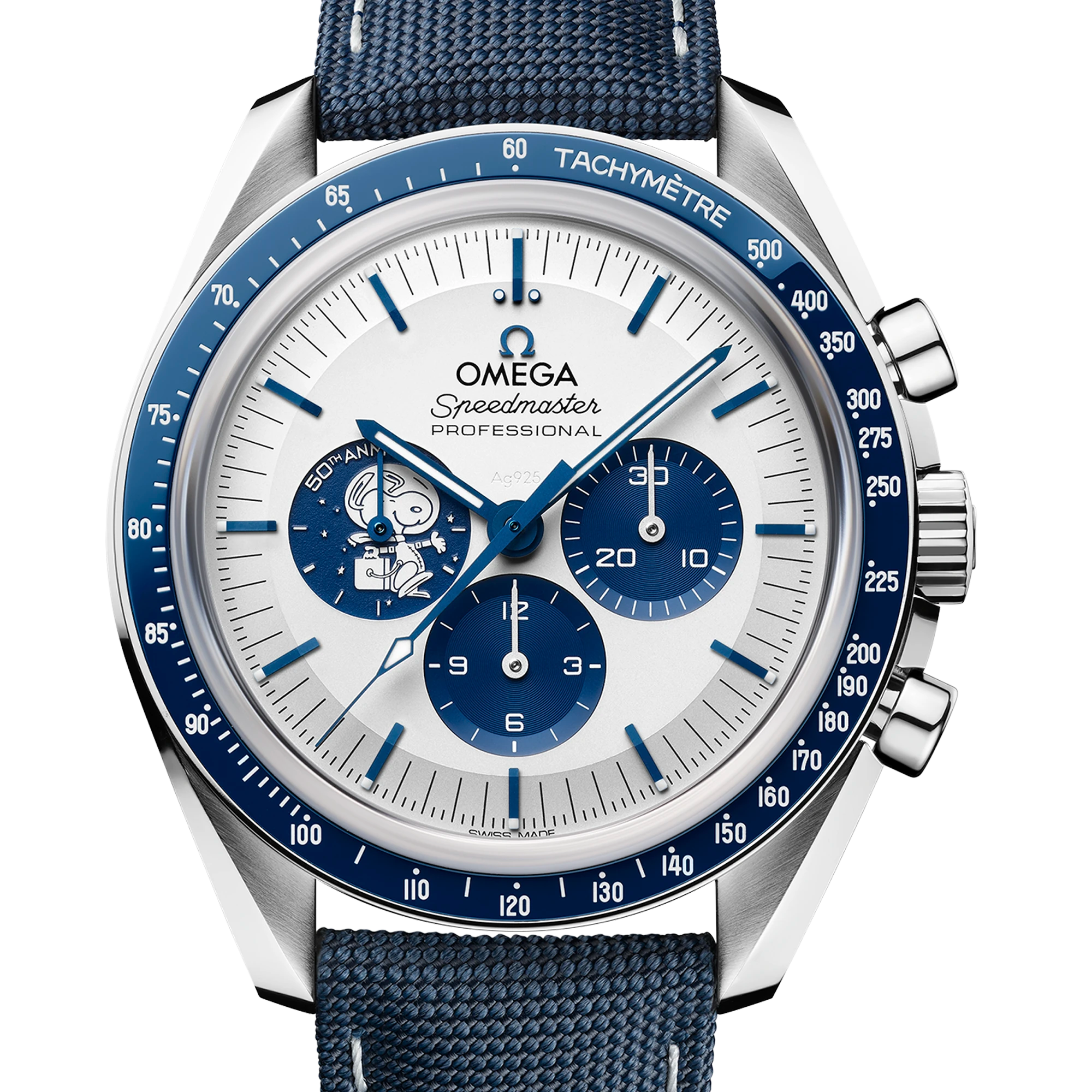 Omega 歐米茄 Speedmaster 銀史努比獎章 超霸登月50週年紀念版腕錶 310.32.42.50.02.001 手上鍊計時 2023年台灣公司貨 42mm 3861