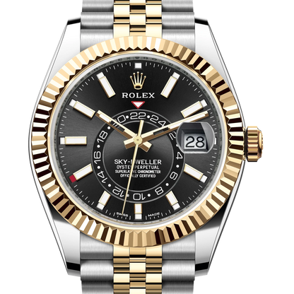 Rolex 勞力士 天行者系列 Sky-Dweller 326933 半金天行者 黑面 42mm 2021年 95%新