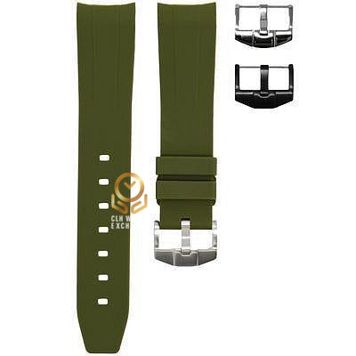 Horus Straps H210 錶帶 勞力士 素色 21mm 弧形凹凸面