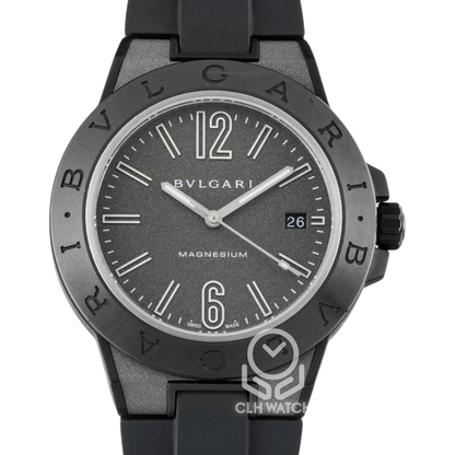 Bvlgari 寶格麗 Diagono Magnesium DG41SMC 深灰面 鎂合金自動機械腕錶 41mm 單錶