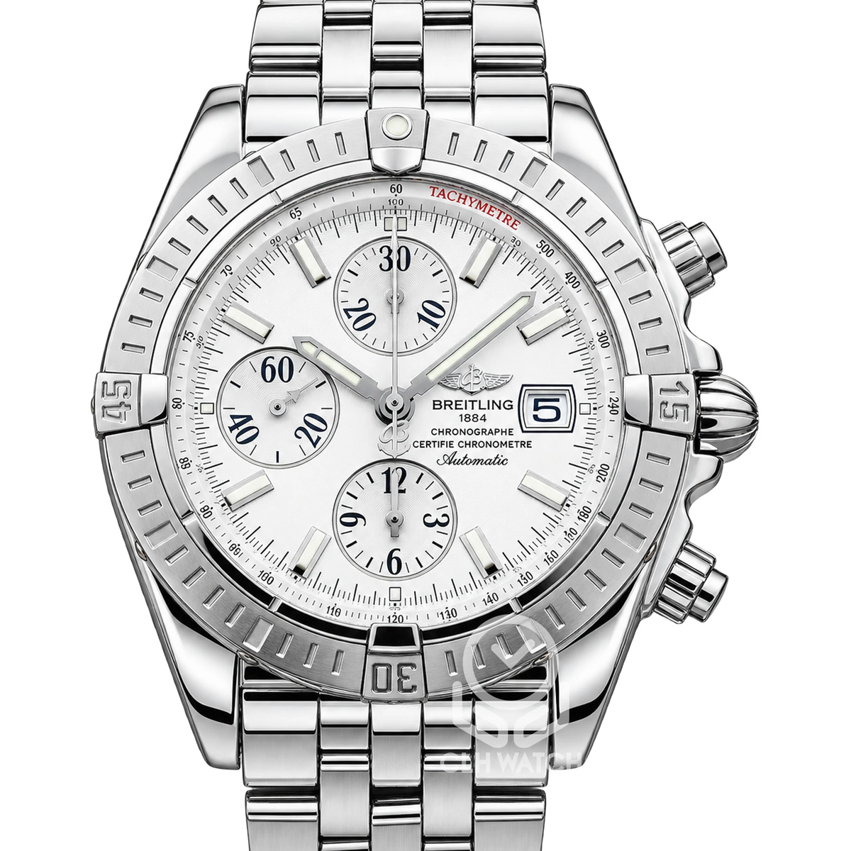 Breitling 百年靈 Chronomat Evolution A13356 EVO 白面 計時碼錶 44mm 90%新