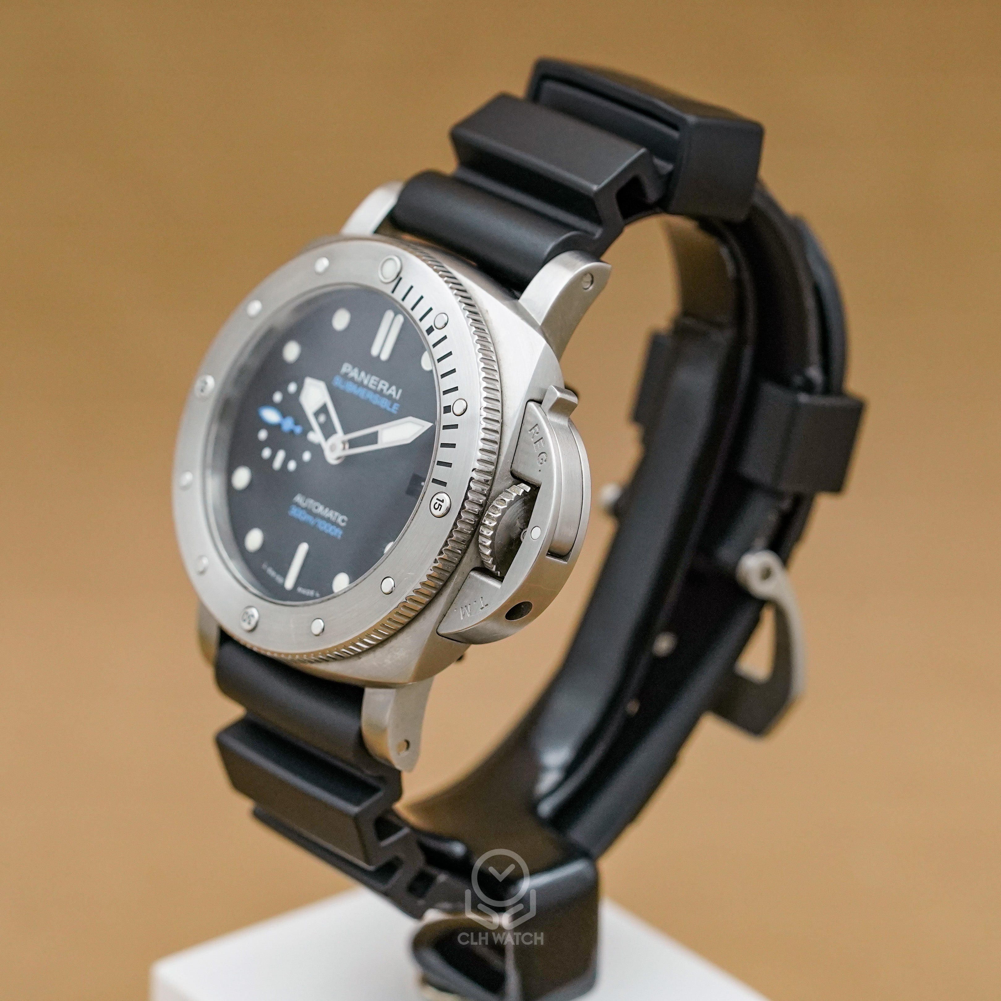 Panerai 沛納海 Submersible PAM973 黑面 專業潛水錶 PAM00973 2019年 42mm