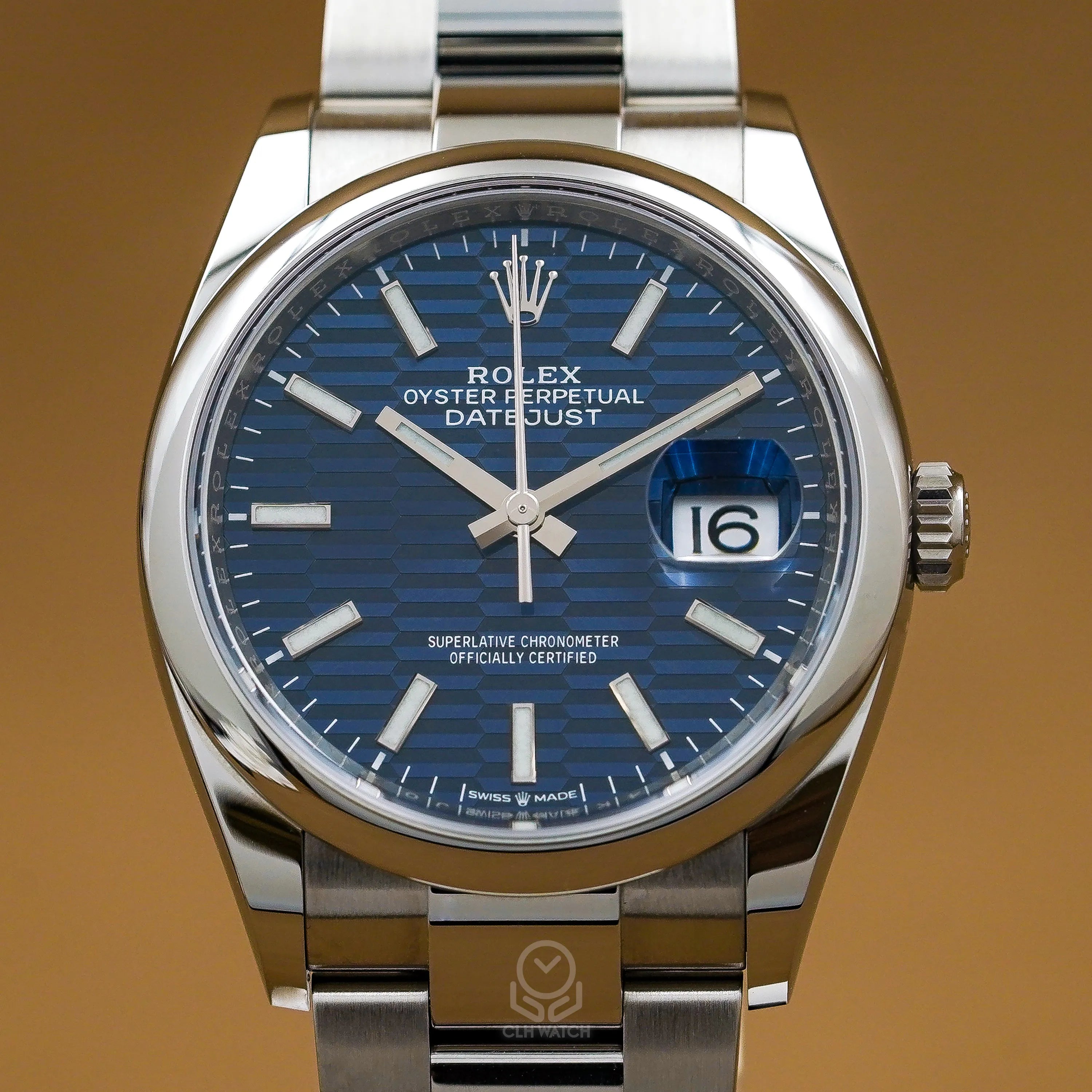 Rolex 勞力士 Datejust 36 126200 停產藍坑紋面盤 棒狀夜光時標 經典蠔式錶帶 2022年台灣公司貨 DJ36mm