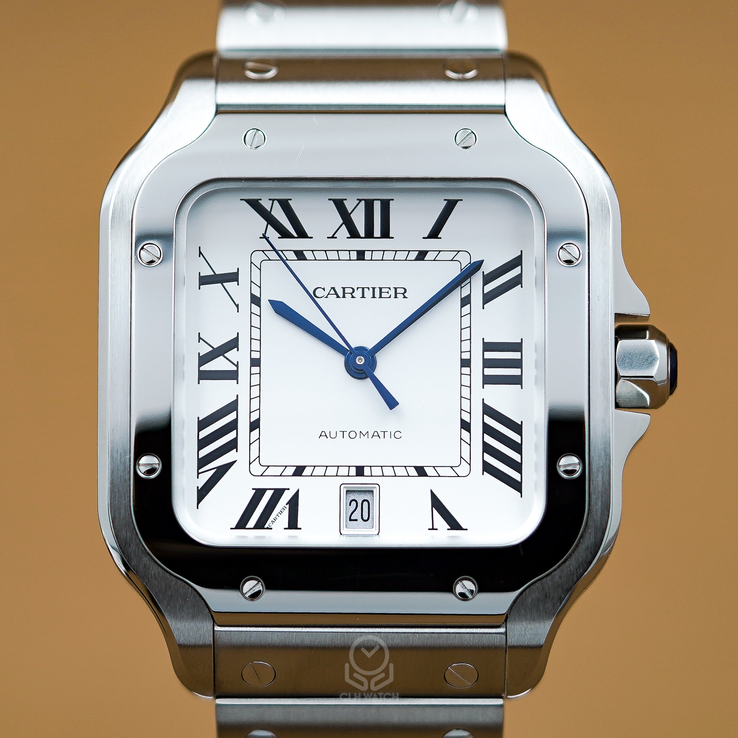 Cartier 卡地亞 Santos de 山度士 WSSA0018 白色面盤 經典大尺寸 2023年台灣公司貨 39.8mm