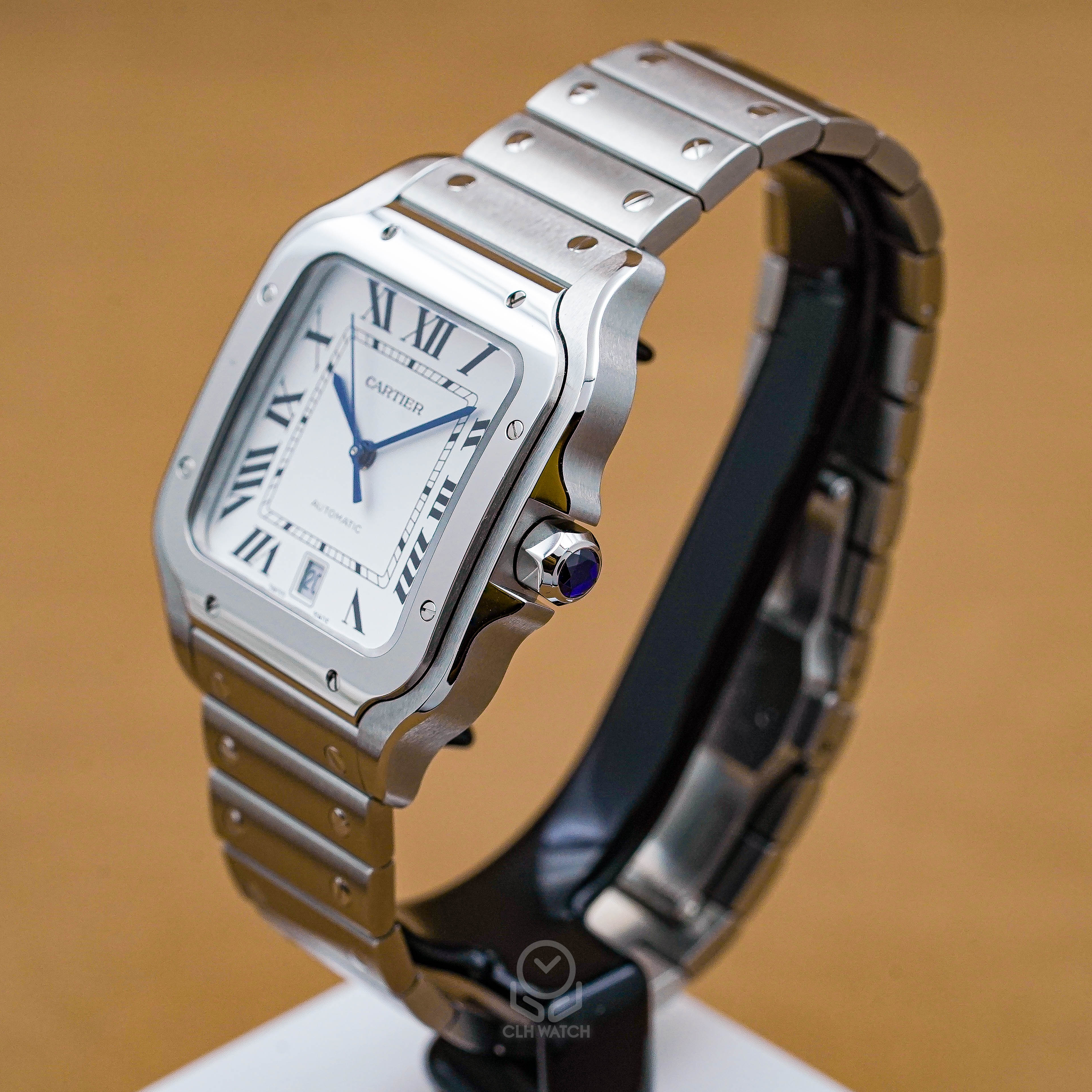 Cartier 卡地亞 Santos de 山度士 WSSA0018 白色面盤 經典大尺寸 2023年台灣公司貨 39.8mm