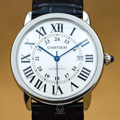Cartier 卡地亞 Ronde Solo XL W6701010 銀白面盤 大型款 2015年台灣公司貨42mm （已交流）