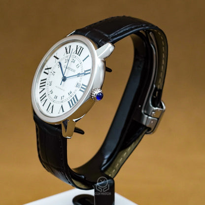 Cartier 卡地亞 Ronde Solo XL W6701010 銀白面盤 大型款 2015年台灣公司貨42mm （已交流）