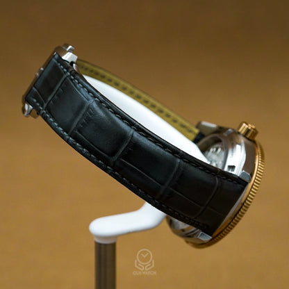Omega 歐米茄 Seamaster 海馬300 黑面半金潛水錶 玫瑰金鋼款 23322412101002 2024年 41mm （已交流）