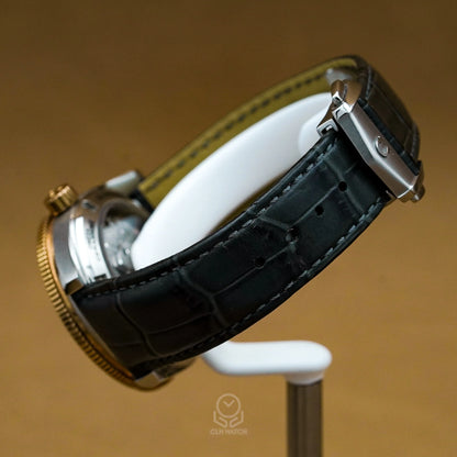 Omega 歐米茄 Seamaster 海馬300 黑面半金潛水錶 玫瑰金鋼款 23322412101002 2024年 41mm （已交流）