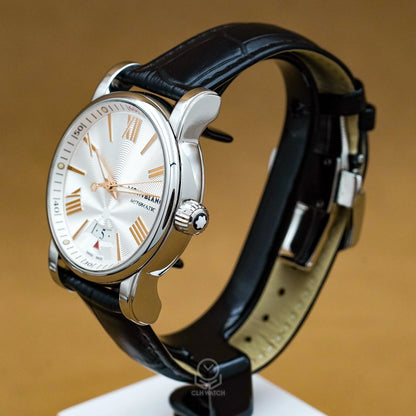 Montblanc 萬寶龍 Star 4810 105858 自動上鍊 銀白機刻面 41.5mm 2011年台灣公司貨（已交流）