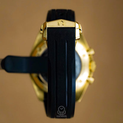 Omega 歐米茄 Speedmaster 18K金 超霸登月金面熊貓 手上鍊計時 Moonwatch Moonshine 31062425099001 2023年台灣公司貨 42mm 3861