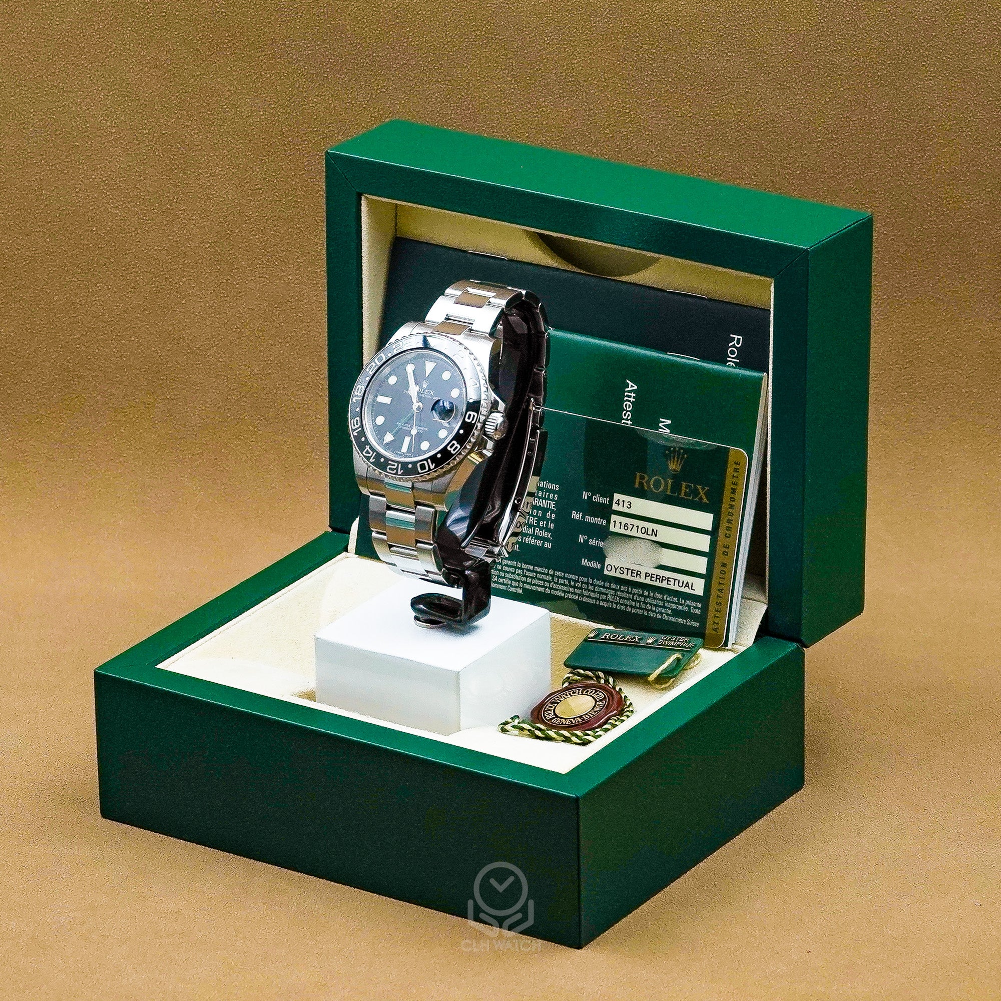 Rolex 勞力士 GMT-Master II 116710LN 黑色面盤 停產綠針GMT 2013年 40mm