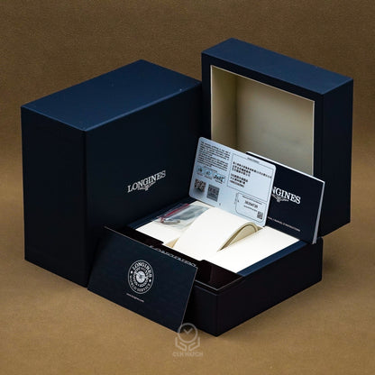 Longines 浪琴 Conquest 征服者 銀白熊貓面盤 機械計時碼錶 L38354726 2025年 42mm