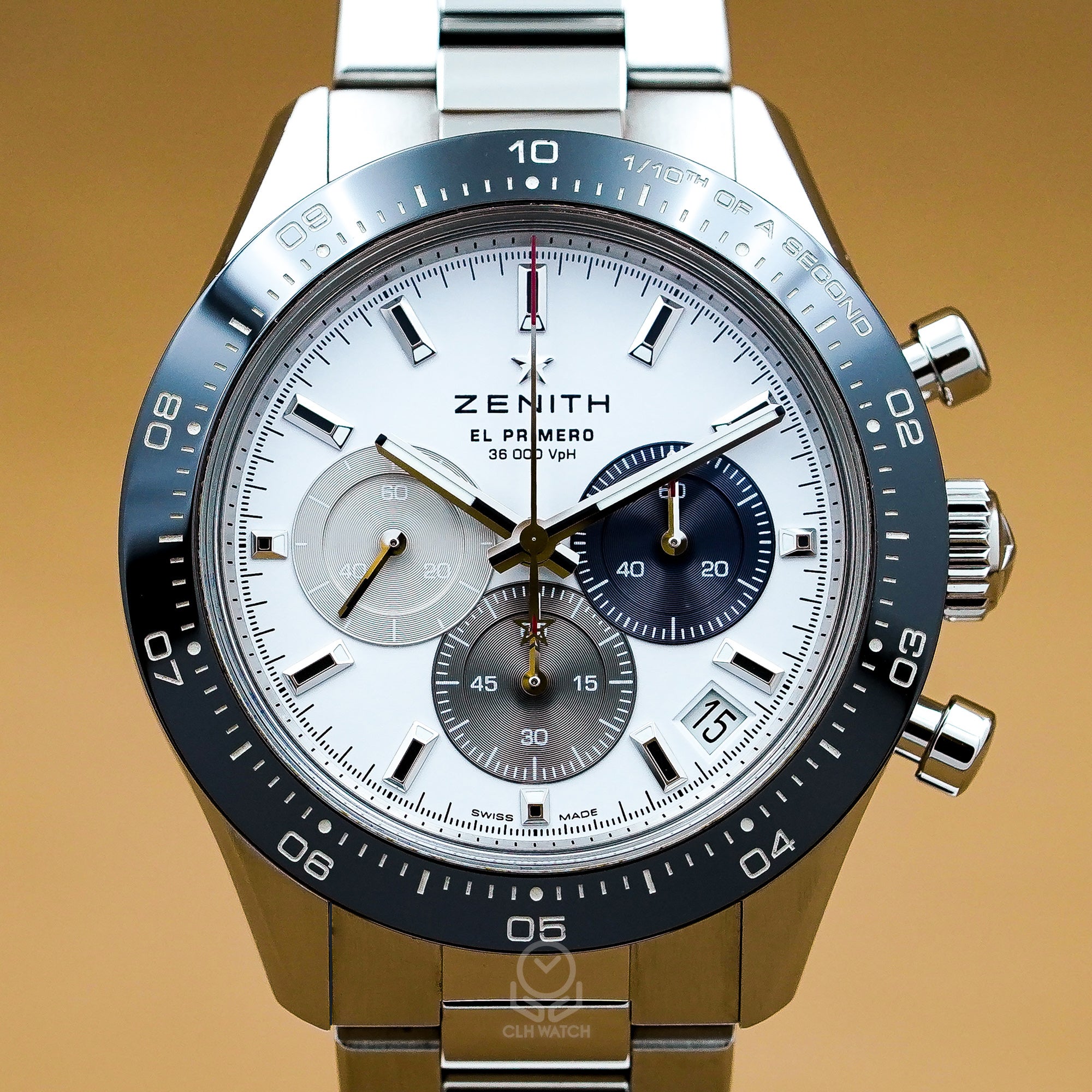 Zenith 真力時 Chronomaster Sport 03.3100.3600/69.M3100 白面 白熊貓 1/10秒計時碼錶 2021年 41mm