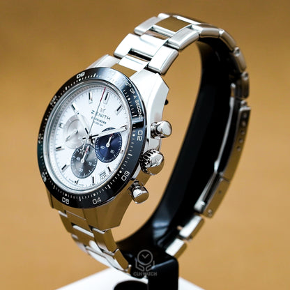 Zenith 真力時 Chronomaster Sport 03.3100.3600/69.M3100 白面 白熊貓 1/10秒計時碼錶 2021年 41mm