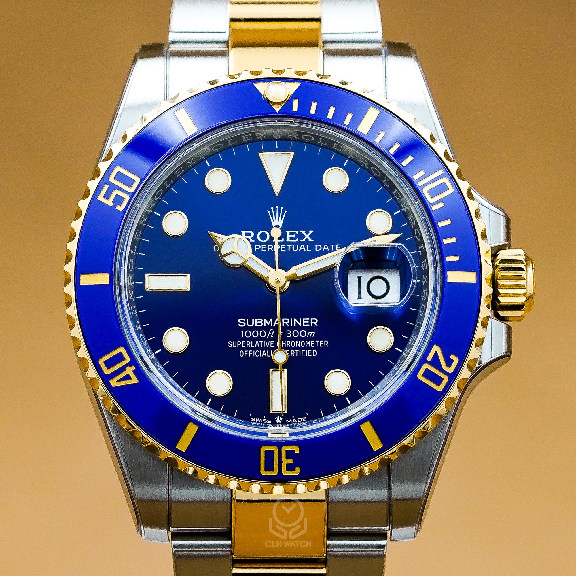 Rolex 勞力士 Submariner Date 126613LB 半金藍水鬼 間金藍 2022年 41mm 潛水計時機械錶 參考116613