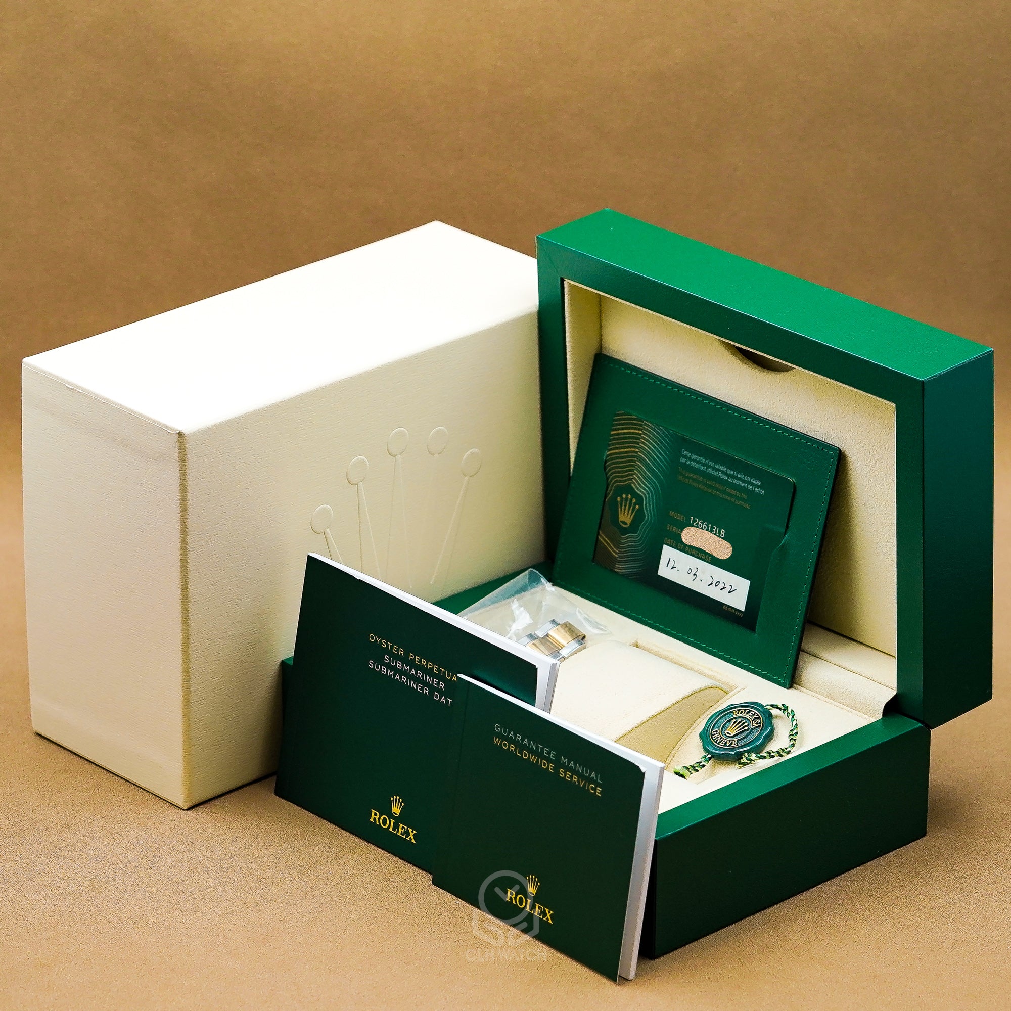 Rolex 勞力士 Submariner Date 126613LB 半金藍水鬼 間金藍 2022年 41mm 潛水計時機械錶 參考116613（已交流）