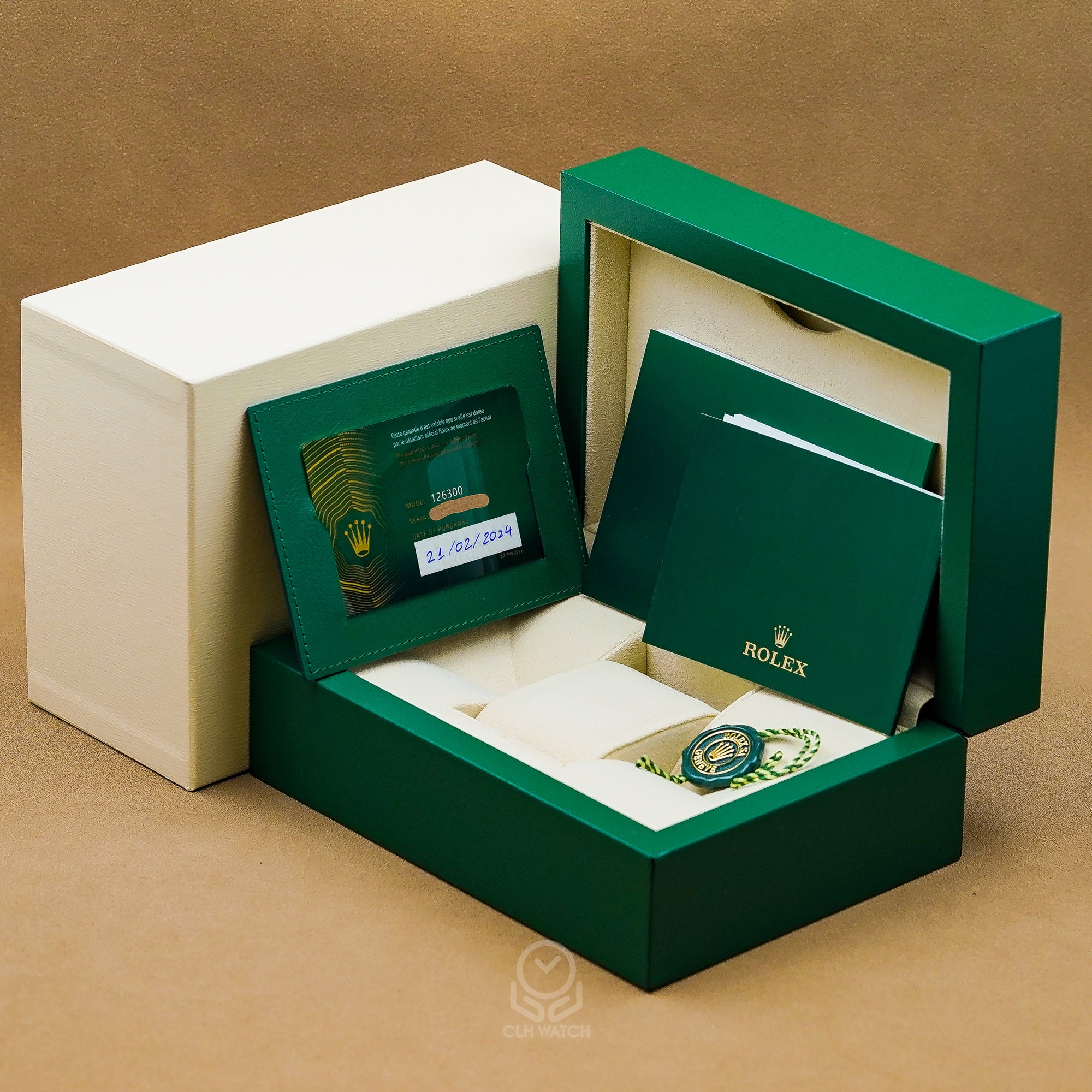 Rolex 勞力士 Datejust 41 系列 126300 白色羅馬面 蠔式三板帶 2024年 DJ41 DJ2