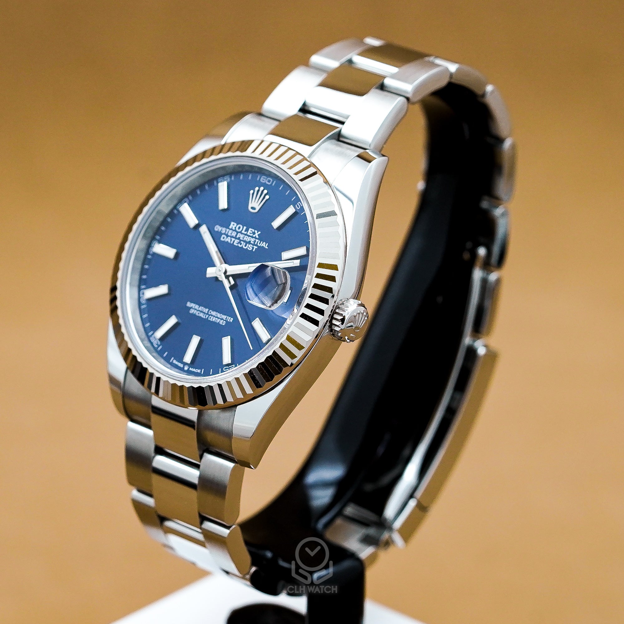 Rolex 勞力士 Datejust 41 系列 126334 三角坑紋外圈 藍面 蠔式三板帶 2025年 DJ2 41mm