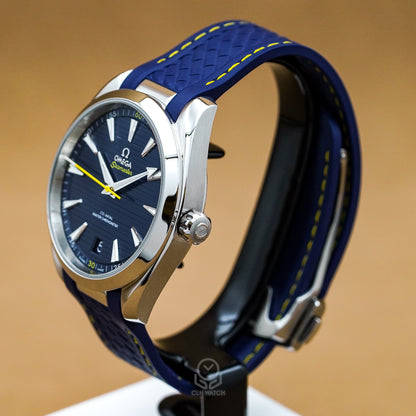 OMEGA 歐米茄 海馬系列 Aqua Terra Mondo Duplantis 撐竿跳特別版 8900同軸擒縱 22012412103009 41mm 2024年 95%新