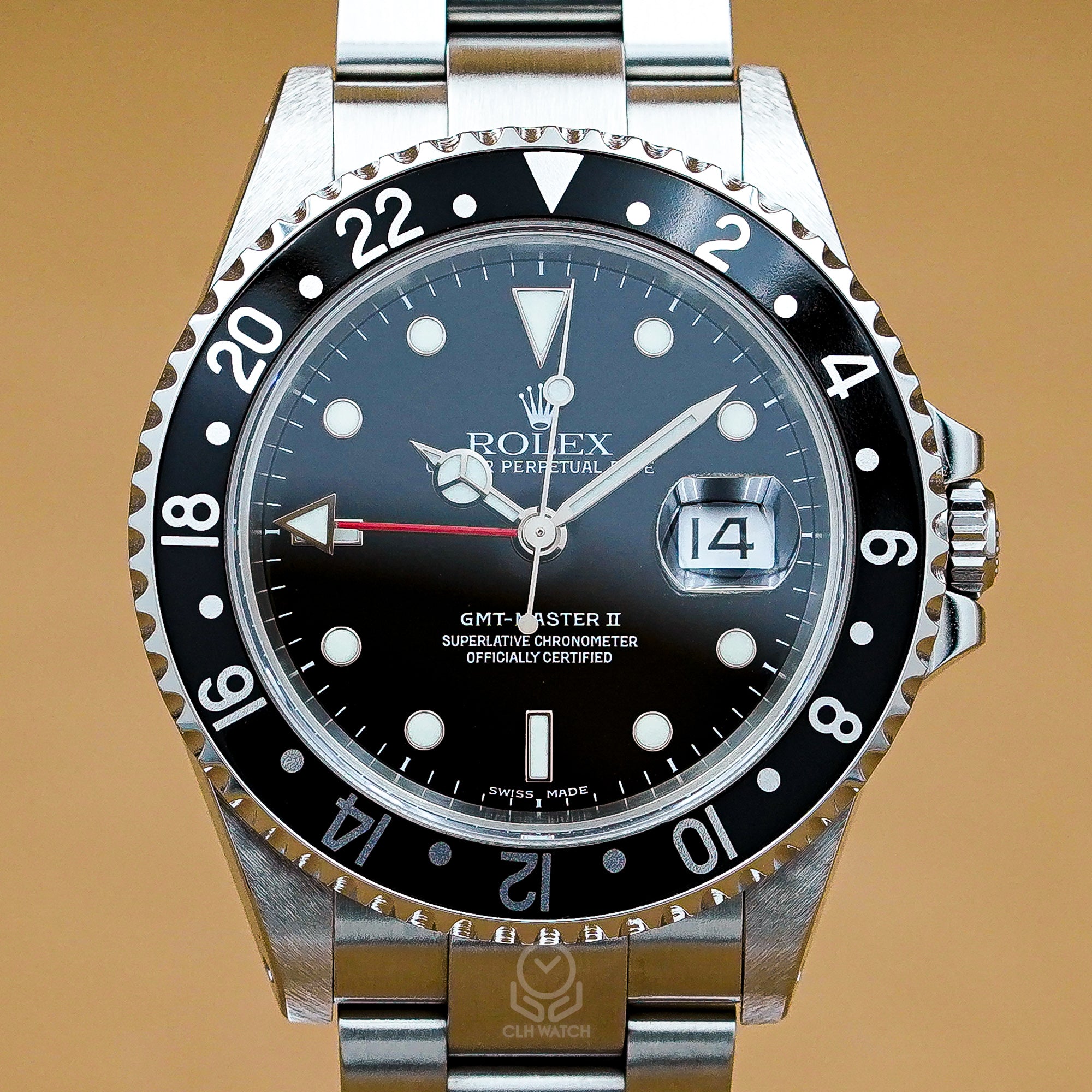 ROLEX 勞力士 格林威治型 II GMT-Master II 黑鋁圈 16710 40mm 2003年 台灣公司貨 95%新